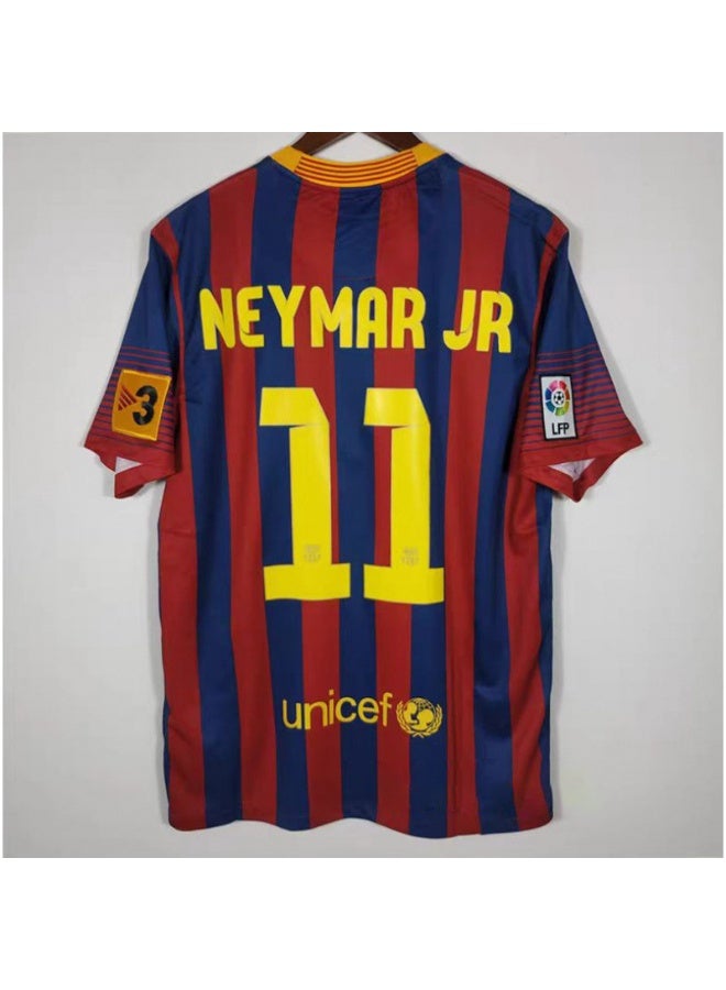 Barcelona FC زي كرة القدم الرجعي لبرشلونة 2013-2014 في المنزل #11 نيمار جونيور - Image 1